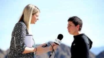 Carla Suárez, en Indian Wells.