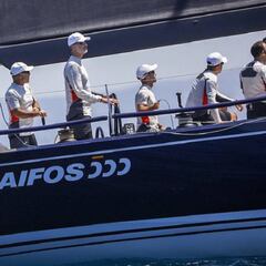 El rey Felipe VI sigue tercero pese a su discreta jornada