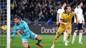 Thauvin celebra un gol.