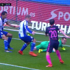 Lo + visto: El grosero fallo de Ter Stegen: ¿qué intentó hacer?