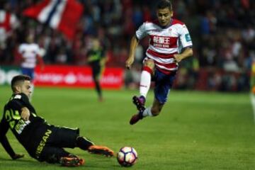 20 años. Cedido por el United y bien valorado por Mourinho, en Granada ha sido indiscutible para los tres técnicos que ha tenido. Centrocampista de ataque, también es talismán: ha marcado en 3 de los 4 triunfos de su equipo.