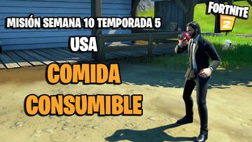 ¿Dónde encontrar comida consumible en Fortnite Temporada 5?