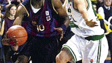 <b>ALAIN DIGBEU.</B/>Con el Barcelona