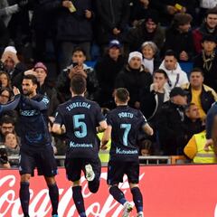 La afición de la Real volvió a sentir miedo en el Bernabéu