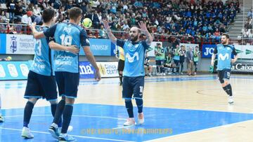 El Movistar golea al Levante para seguir en lo más alto