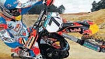 <b>EXITAZO. </b>El triunfo de Barragán en MX1 es un hito en el motocross. español.