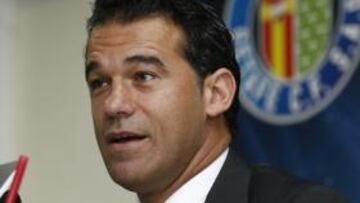 Luis García, en rueda de prensa.