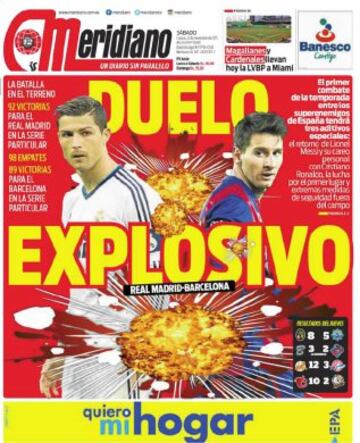 Portadas de la prensa mundial