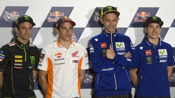 Rossi y Márquez no descartan la victoria de Alonso en la Indy