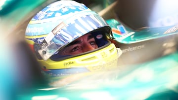 Fernando Alonso (Aston Martin AMR25). Sao Paulo, Brasil. F1 2025.