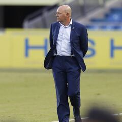 Pepe Mel trata de "puto desastre" el césped del Estadio de Gran
Canaria y Barranco Seco