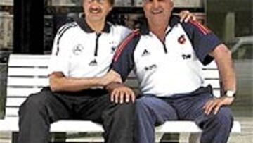 <b>BUEN AMBIENTE</B>. Stielike y Sáez se elogiaron mutuamente antes de la gran final.