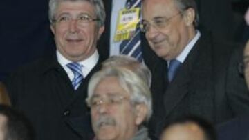 <b>LOS PRESIDENTES. </b>Cerezo y Florentino presidieron el partido.