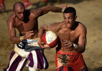 Las imágenes más salvajes del Calcio Storico Fiorentino