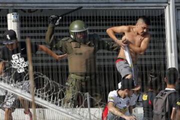 Incidentes en las tribunas