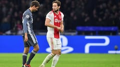 Thomas Müller could miss Champions League last 16 through suspension