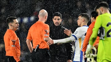 El entrenador español habló tras el partido Brighton vs Arsenal, donde los Seagulls descontaron unidades a los Gunners con ayuda de un penalti polémico.