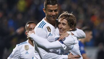 Jugadores del Real Madrid.