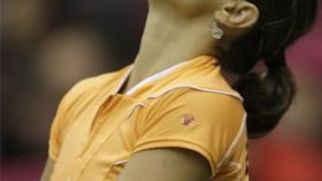 <b>TRISTE FINAL.</b> España no ha podido remontar la eliminatoria y ha sido eliminada de la Copa Federación en cuartos ante la República Checa.