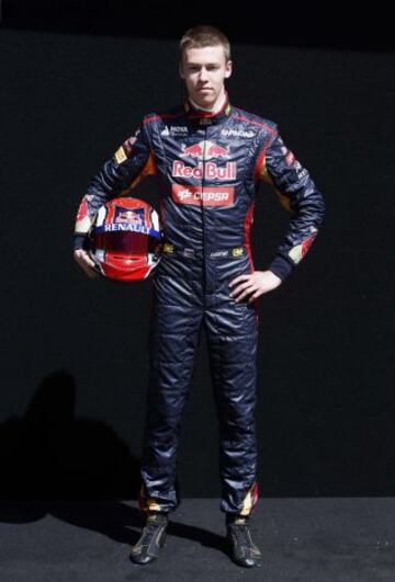 Danil Kvyat del equipo Toro Rosso.