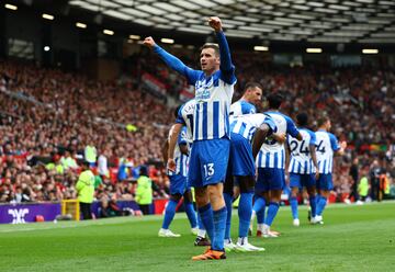 Pascal Gross celebra un gol