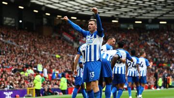 Pascal Gross celebra un gol