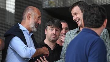 05/08/22 PARTIDO PRETEMPORADA ATHLETIC DE BILBAO REAL SOCIEDAD DERBI VASCO EN LASESARRE JON URIARTE PRESIDENTE ATHLETIC CLUB