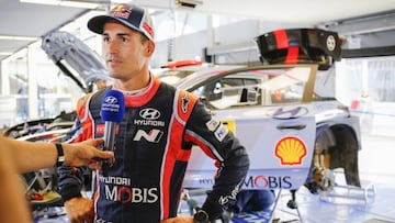 Daniel Sordo, piloto de Hyundai.