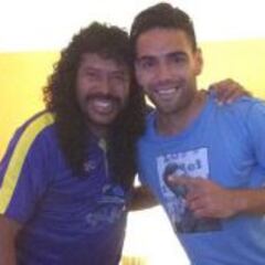 Encuentro de estrellas: René Higuita y Falcao en Londres