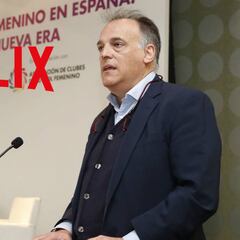 Tebas: "¿Partidos de LaLiga en Netflix? Estoy convencido que sí"