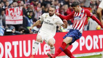 El derbi menos madrileño: solo Carvajal y Morata son de Madrid
