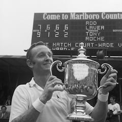 Quién fue Rod Laver, el único tenista masculino que ha ganado Grand Slam completo