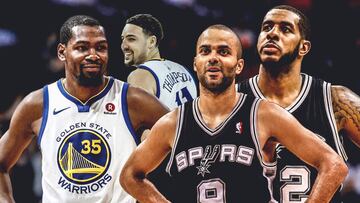 Horario, canal de TV y c&oacute;mo ver online Golden State Warriors - San Antonio Spurs. Playoffs NBA 2018, minuto a minuto desde: AT&amp;T Stadium Juego 4.