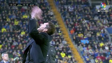 El disparo al poste que desató la ira del Cholo Simeone