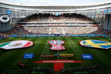 Panorámica del Estadio Ekaterinburg Arena.