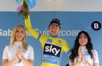 El ciclista Sergio Luis Henao Montoya (SKY) se ha mantenido como líder hoy, tras la tercera etapa de la 55 edición de la Vuelta al País Vasco, en la localidad guipuzcoana de Zumarraga.