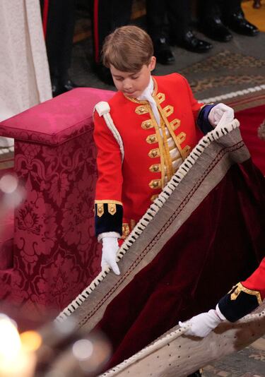 Where is Prince George? What was his coronation role?