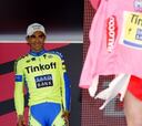 Contador ya luce la maglia rosa