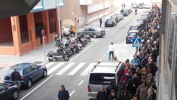 Colas en Carranza a falta de una semana para el Huesca