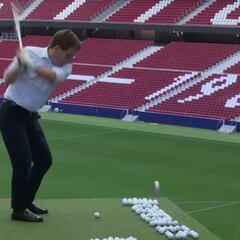 El alcalde de Madrid reta a Rahm y Sergio García en el Wanda