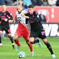 Santiago Giménez tuvo minutos en la igualada del Feyenoord
