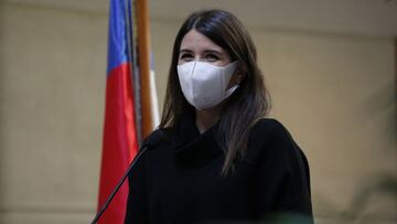Valparaiso, 28 de julio 2021
La subsecretaria de prevencion del delito Katherine Martorell ofrece un punto de prensa en la Camara de Diputados.
Raul Zamora/Aton Chile