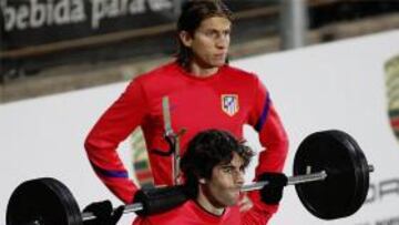 Koke y Tiago, novedades del once para Pamplona