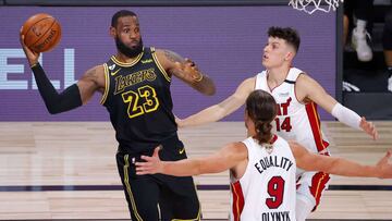 Resumen, resultado y estadísticas del Lakers-Heat, NBA (124-114)