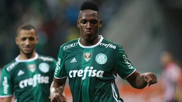 Yerry Mina, baja ante Botafogo.