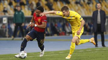 Adama trata de superar a Sobol en el Ucrania-España de Kiev.