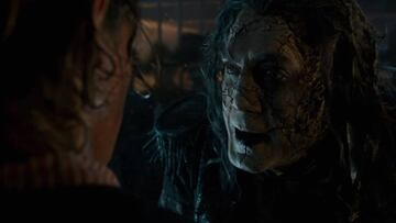 Javier Bardem aparece como el Capitán Salazar en Piratas del Caribe 5.