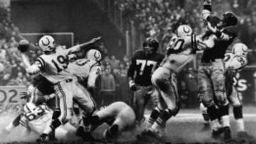 28 de diciembre de 1958. Los Baltimore colts se imponen a los NY Giants en el Championship Game de la NFL en el que ser&iacute;a conocido como &#039;The Greatest Game Ever Played&#039;. Baltimore siempre ador&oacute; a sus Colts.