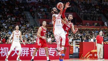 España 101 - Túnez 62: resumen y resultado; Mundial de baloncesto