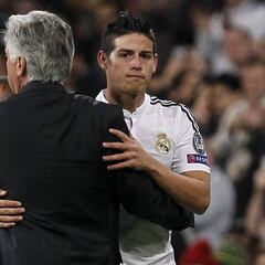 Llamada de Ancelotti a James, clave: "Te necesito aquí"